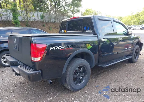 2008 Nissan Titan Pro-4X from USA, damaged, VIN 1N6BA07C08N333431